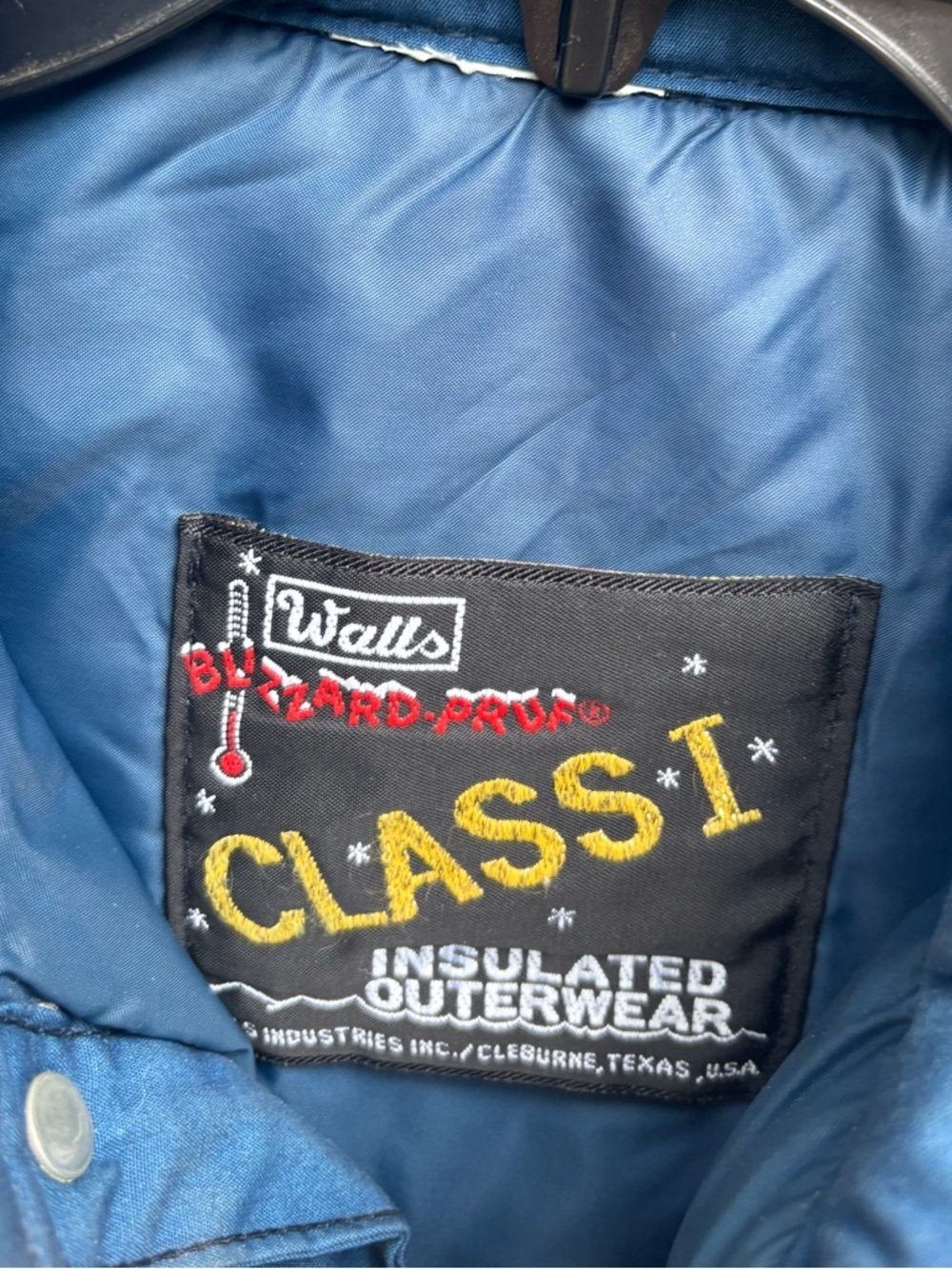 Vintage Walls Blizzard-Pruf Insulated Down Puffer Vest Mens Made in USA *FLAW - Picture 6 of 6